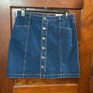 Mini Jean Skirt with pockets